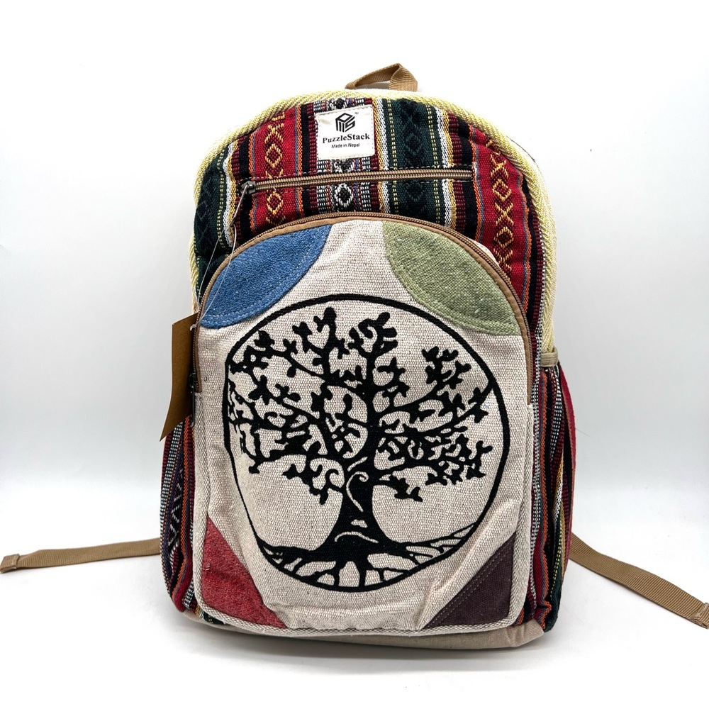 Tree Of Life Hemp Backpack